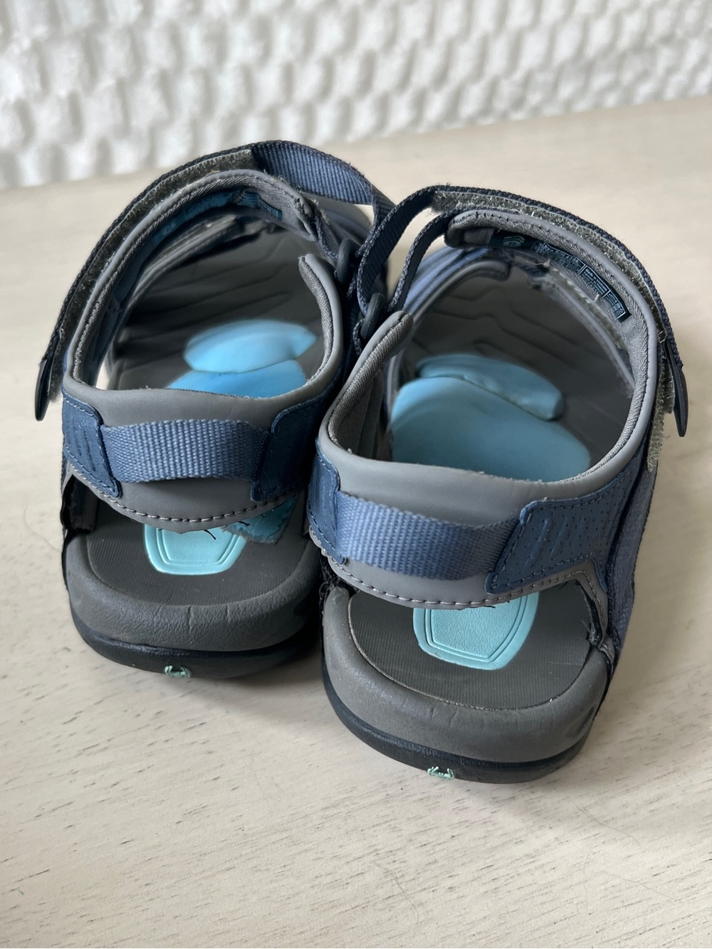 Teva TIRRA BERING Sea Navy Turquoise Open-Toe Hiking Strappy Sandals Size 8 - Picture 4 of 8